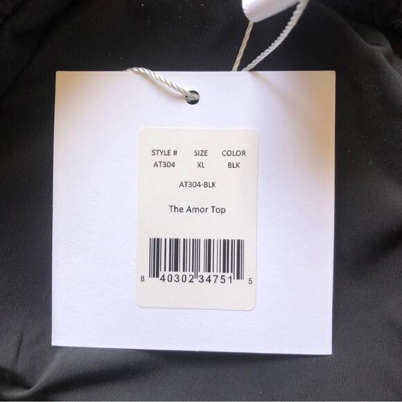 Mindy x Andie Swim NWT Elevated Textured Popcorn 2-Piece Bikini Classic Black XL - Picture 10 of 15